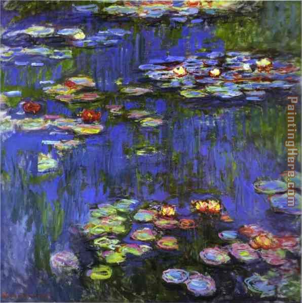Water-Lilies 1914 painting - Claude Monet Water-Lilies 1914 art painting